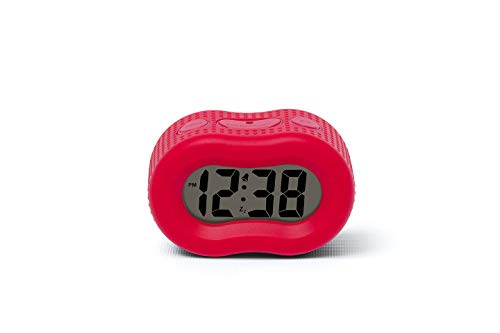 Simple Battery Powered Alarm Clock with Green Night Light