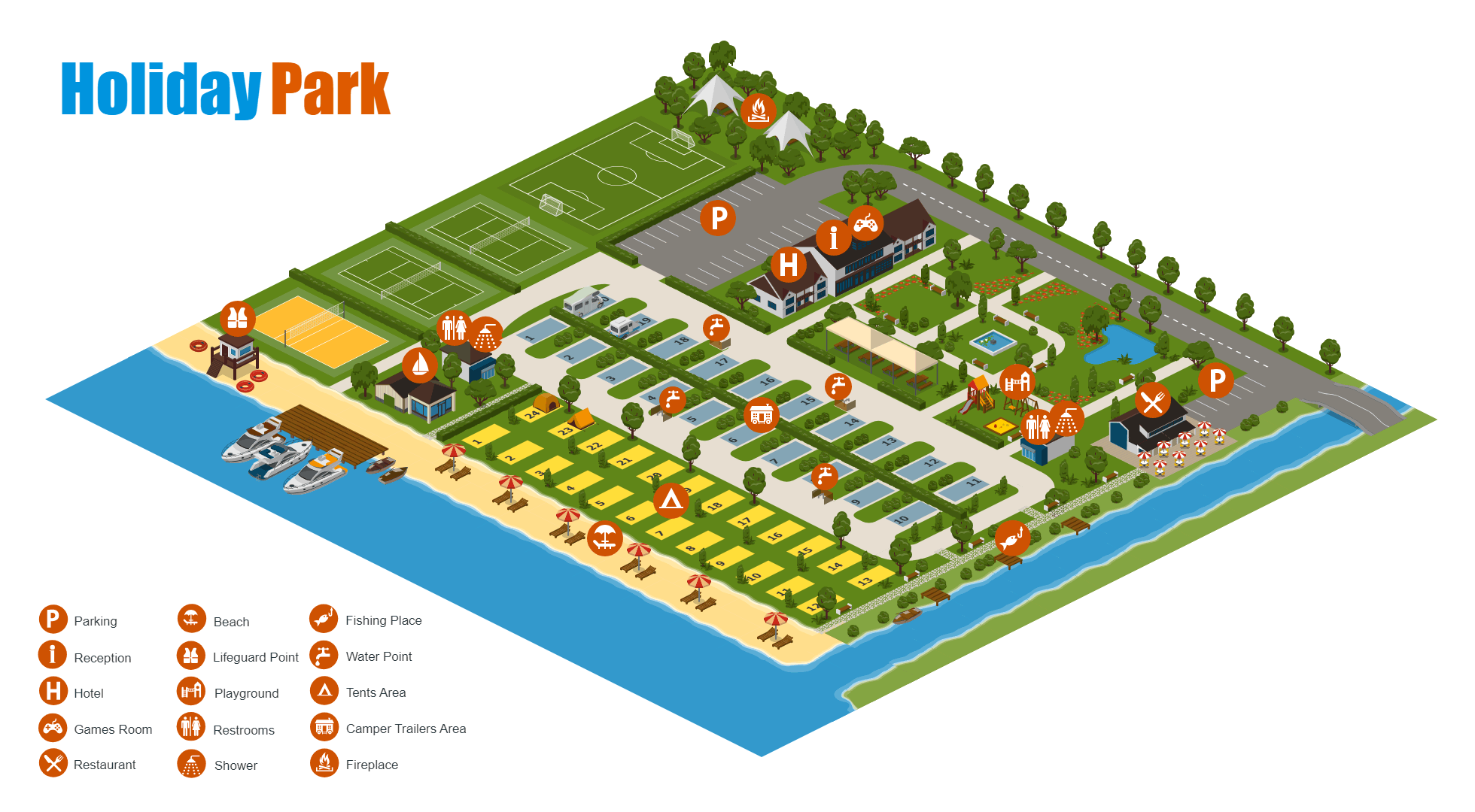 Location Maps. Design Engaging Location Maps with Icograms Designer ...