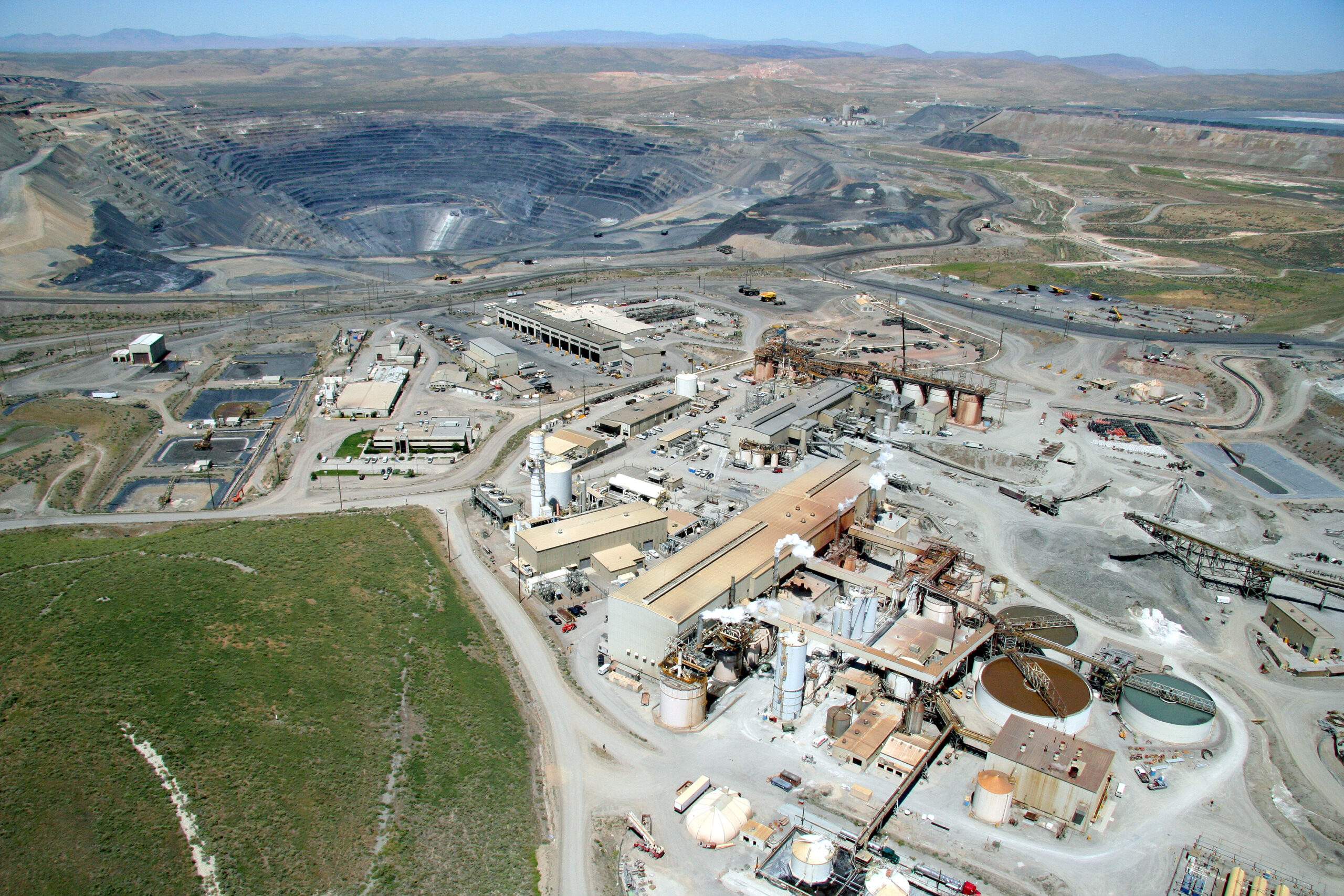 An overhead view of Barrick's Goldstrike Mine