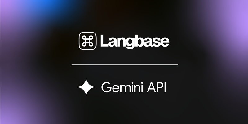 Build Scalable AI Agents: Langbase and the Gemini API