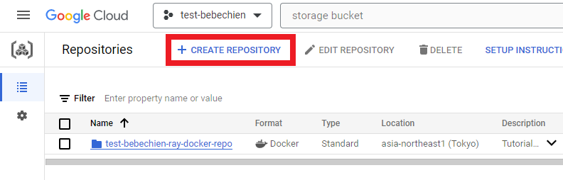 Create a Docker repository in the Artifact Registry.