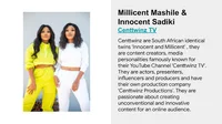 Millicent Mashile & Innocent Sadiki