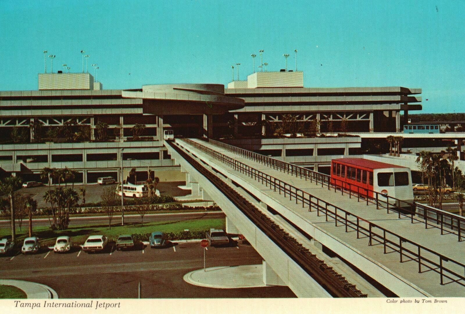 Vintage Postcard New International Jetport Landside Airside Terminal ...