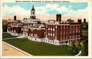 Vtg 1920s University Medical Building Alberta Edmonton Canada Postcard