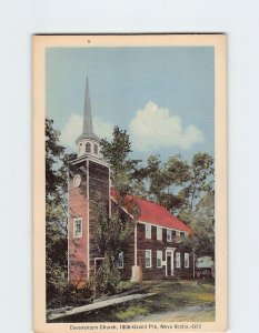 Postcard Covenanters Church, Grand Pré, Canada