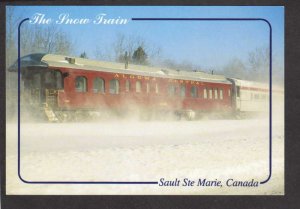 ON Algoma Central Railroad Train Agawa Car Sault Ste Marie Ontario Postcard