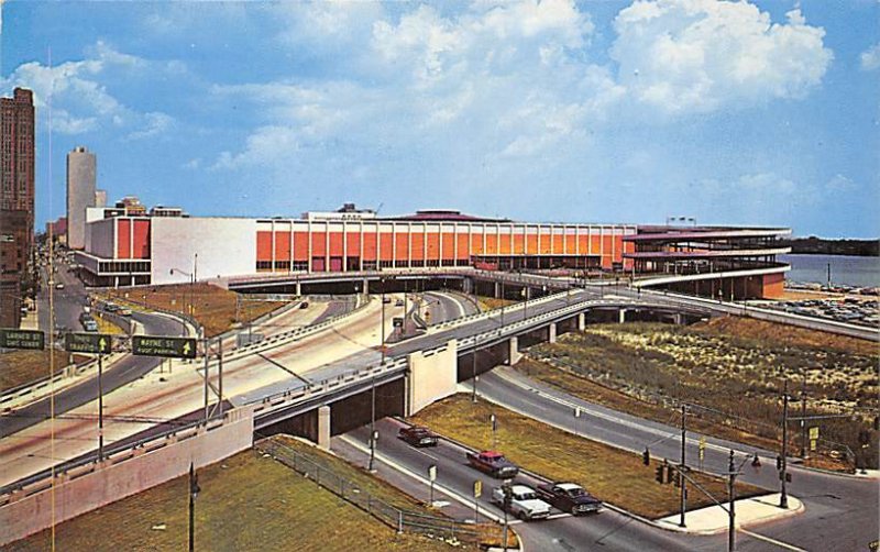 Cobo Hall And Expressways The Spiral Ramp - Detroit, Michigan MI ...