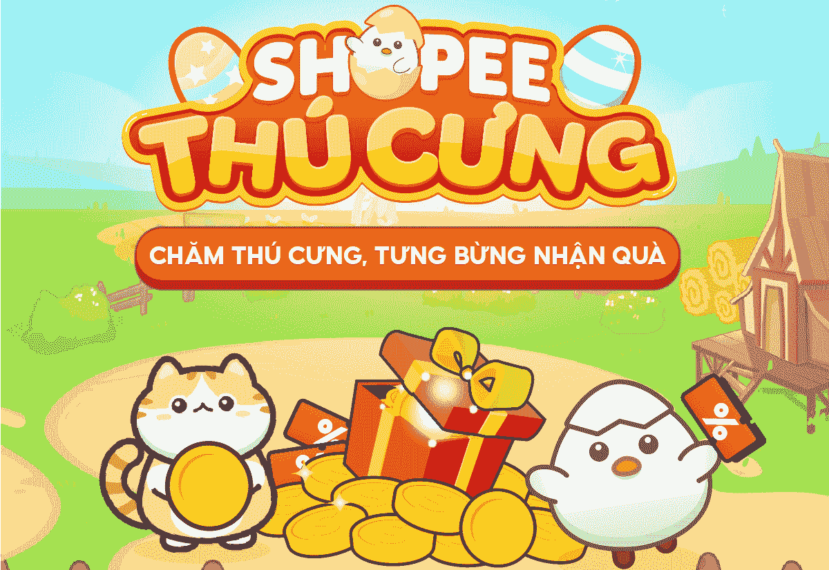 [Cập nhật 04/2024] Cách chơi Shopee Thú Cưng thắng xu nhiều nhất 1