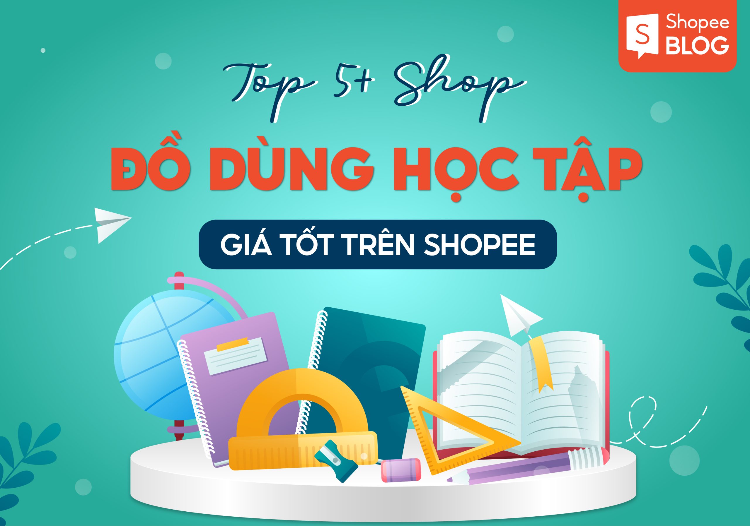 shop bán đồ dùng học tập trên Shopee