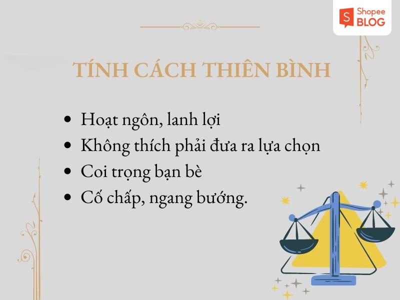 Tính cách cung Thiên Bình 