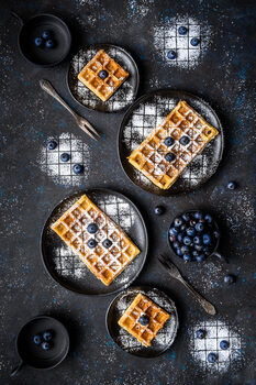 Fotografi Sourdough waffles