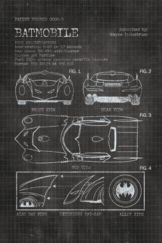 Art Print Batmobile - Tech Specifications