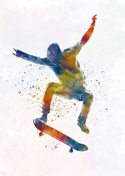 Watercolor sports illustrations