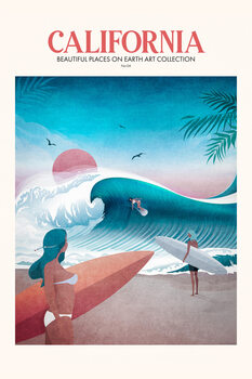 Illustrazione Emel Tunaboylu - Travel California