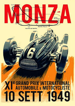 Vintage Car Racing Posters