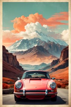 Vintage Classic Car Posters