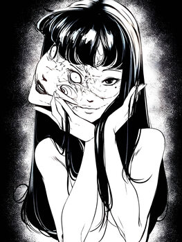 Ilustrace Tomie Junji Ito