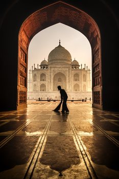 Fotografie taj mahal cleaner