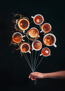 Fotografi Coffee Balloons