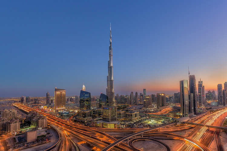 Kunstfoto The Amazing Burj Khalifah