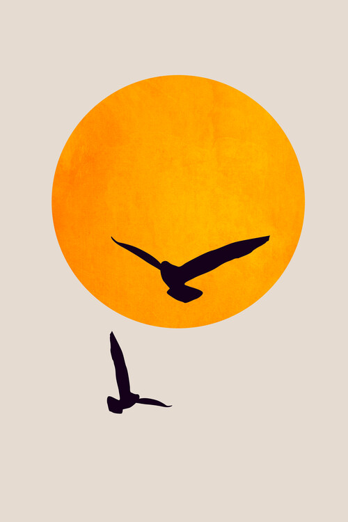 Illustrazione Birds In The Sky