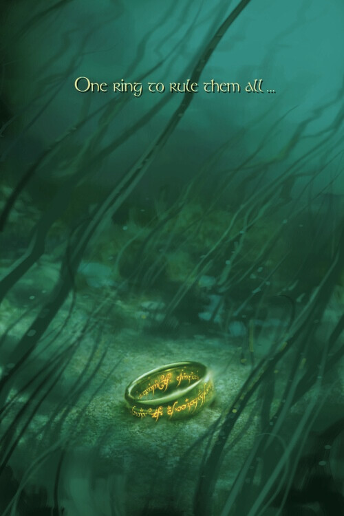 Fototapete Der Herr der Ringe - One ring to rule them all