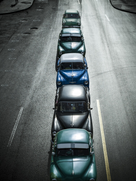 Fotografie Vintage cars,Havana Fantasy