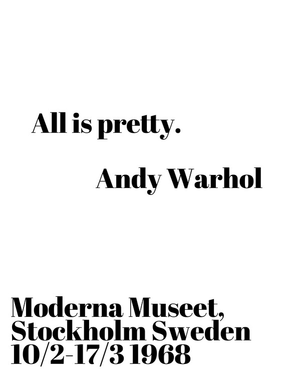 Ілюстрація All is pretty - Andy Warhol