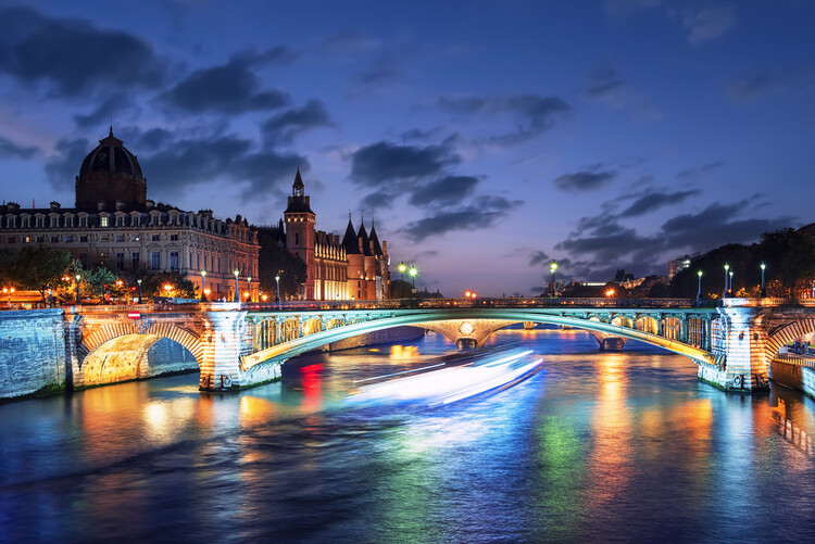 Kunstfoto Paris At Dusk