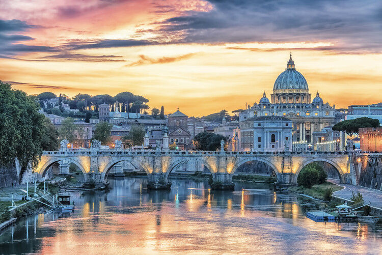 Художня фотографія Sunset in Rome