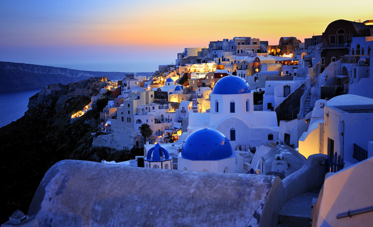 Kunstfoto Santorini Island, Greece