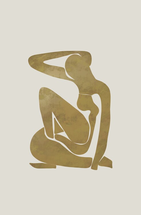 Illustration Gold woman