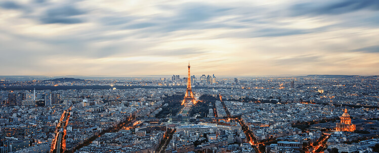 Художня фотографія Paris City Panorama