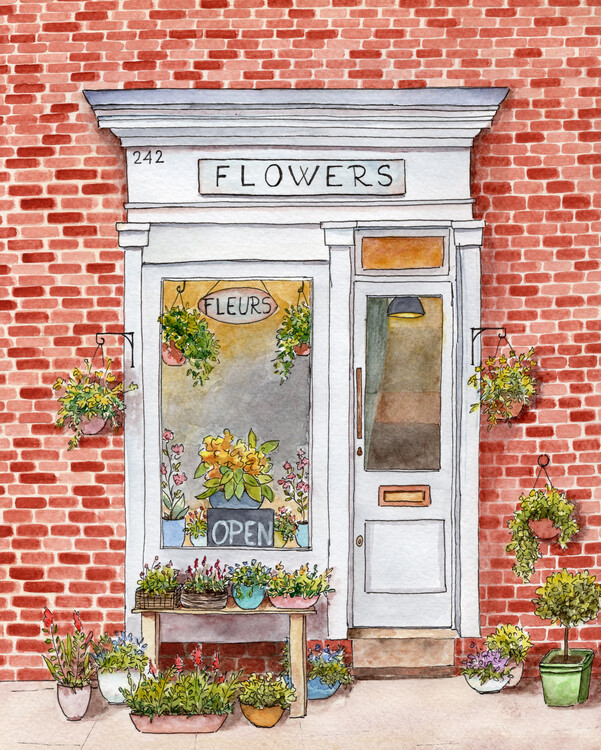 Ілюстрація Flower Shop