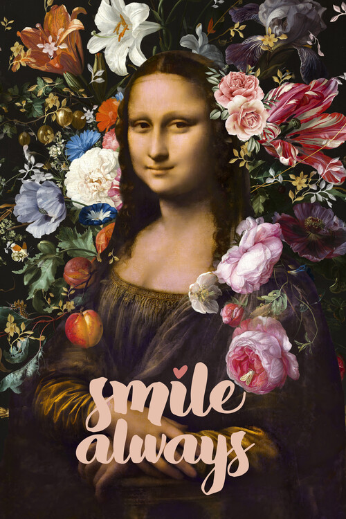 Ілюстрація Smile Always, Mona Lisa