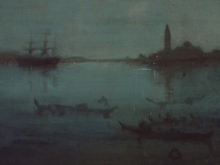 Riproduzione Nocturne in Blue & Silver (The Lagoon, Venice) - James McNeill Whistler