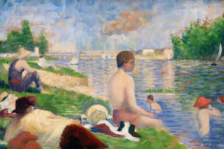 Художній друк Final Study for The Bathers at Asnieres - Georges Seurat