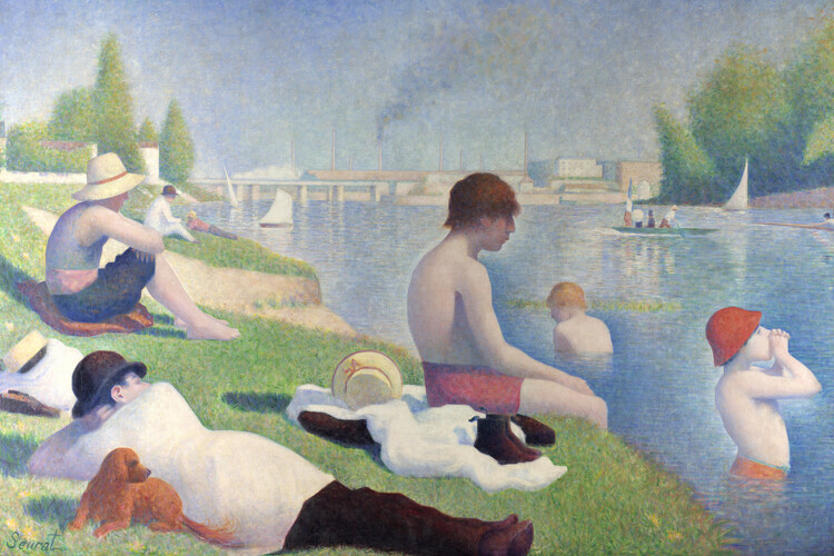 Художній друк Bathers at Asnieres