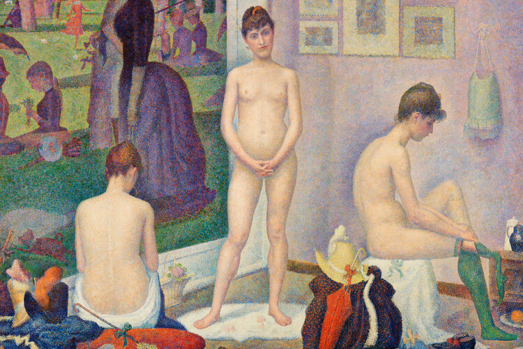 Художній друк Models (Girls in the Studio) - Georges Seurat