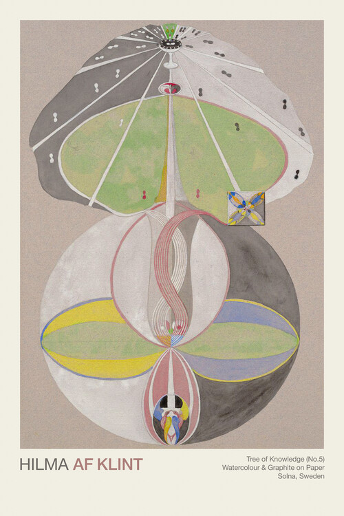 Художній друк Tree of Knowledge Series (No.5 out of 8) - Hilma af Klint