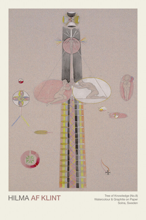 Художній друк Tree of Knowledge Series (No.8 out of 8) - Hilma af Klint