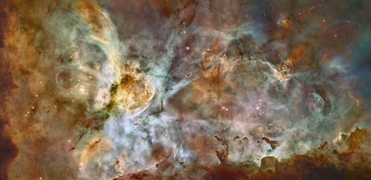 Fotografie Carina Nebula NGC 3372 - Hubble