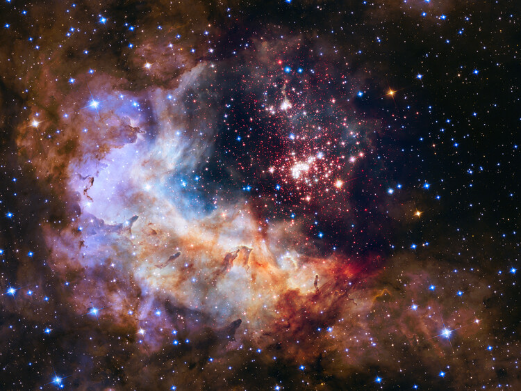 Fotografi cluster Westerlund 2 - Hubble