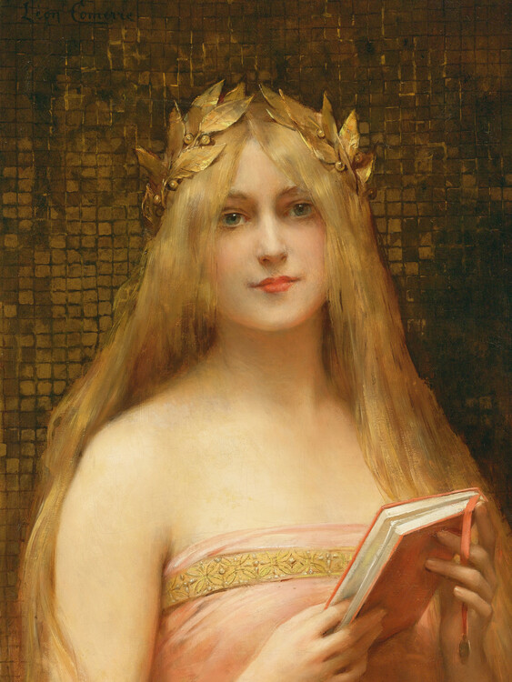 Riproduzione Classic Beauty (Female Gold Portrait) -  Léon François Comer