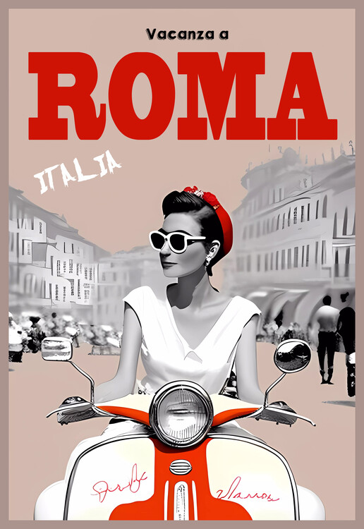 Illustrazione Vacanza a ROMA - ITALIA