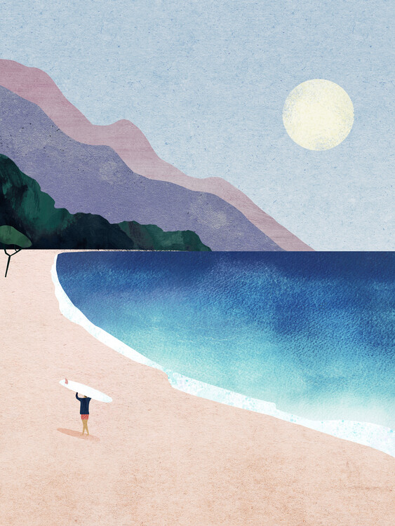 Ilustracja Surf Beach ii