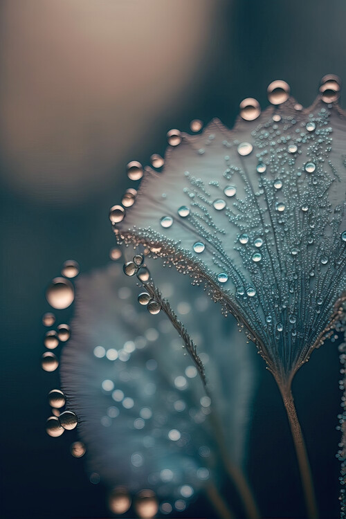 Kunstfoto Wet Leafs