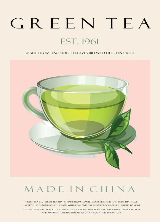 Illustration Green Tea Est. 1961