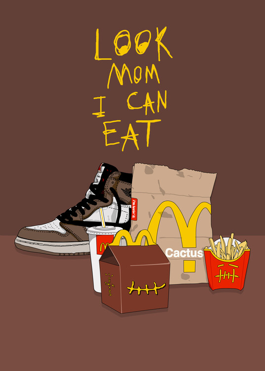 Art Print sneakers meme