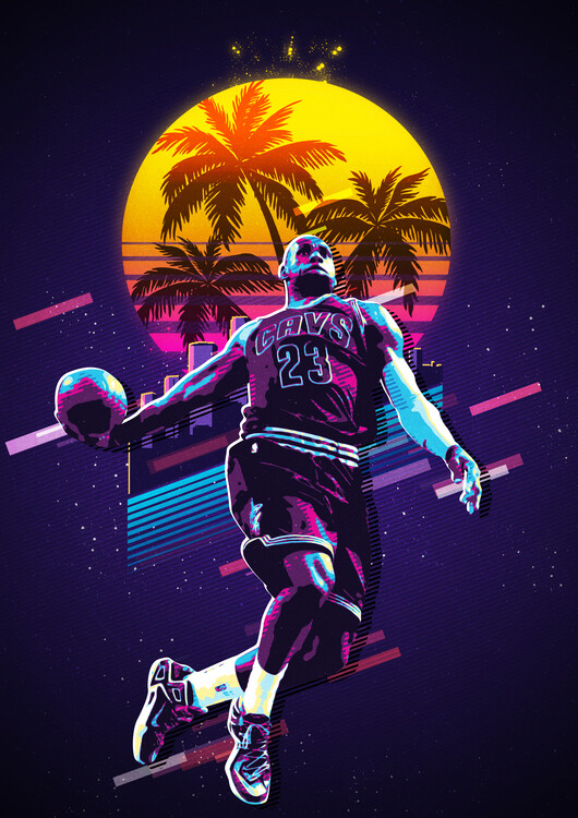 Illustration reborn james retro